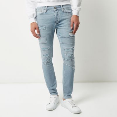 Light blue wash Sid skinny jeans